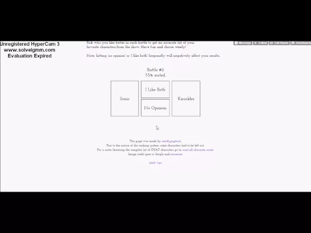 Watch me sort my favorite Sonic Underground characters